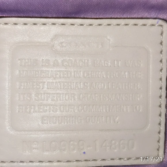 Coach Kristin Optic art sequin  hobo bag rare - Picture 9 of 15